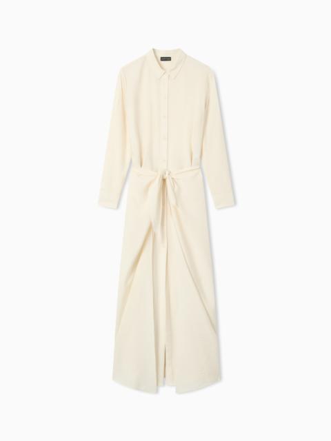 FLUID TECHNO RAYON DRESS