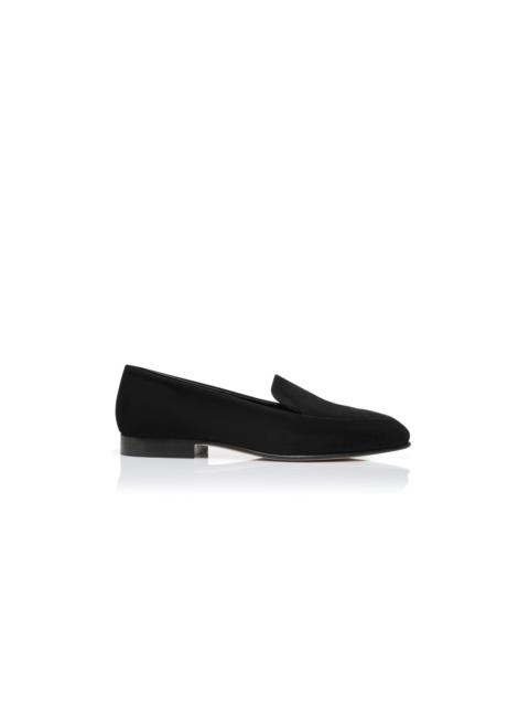 Black Suede Loafers