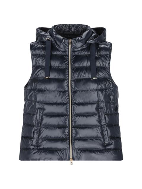hooded quilted jacket