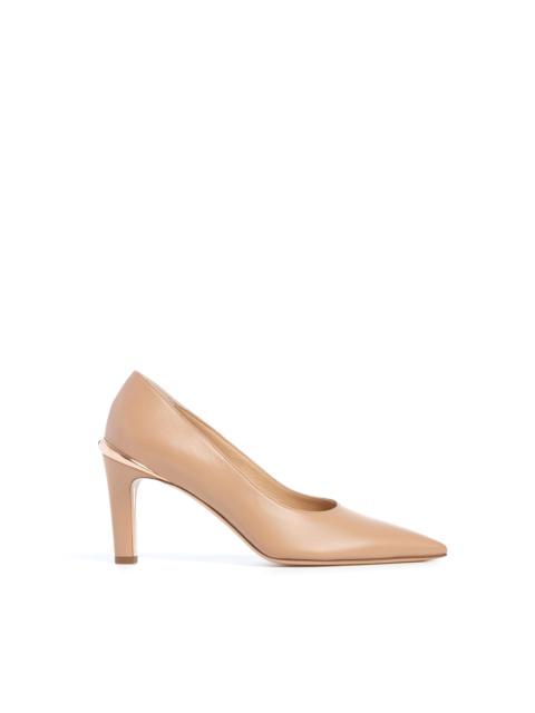 Edwina High Heel Stiletto Pump in Nude Leather