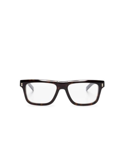 rectangle-frame glasses