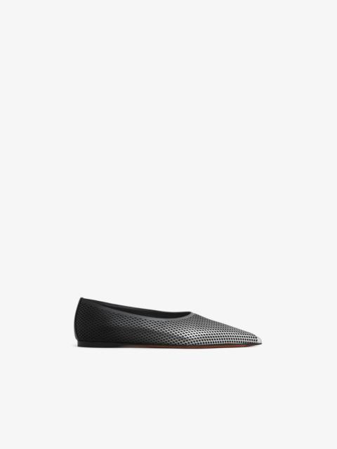 MESH FLATS IN DÉGRADÉ MESH CALFSKIN