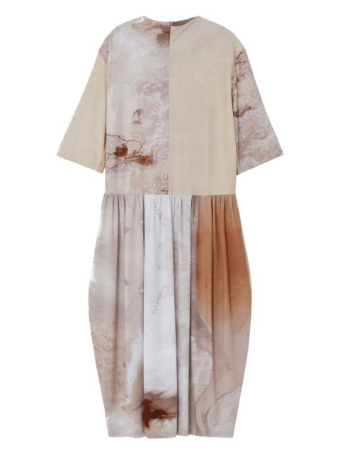 abstract-print maxi dress