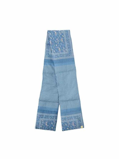 DOWN MUFFLER INDIGO P.W. (N.D.) LT.INDIGO