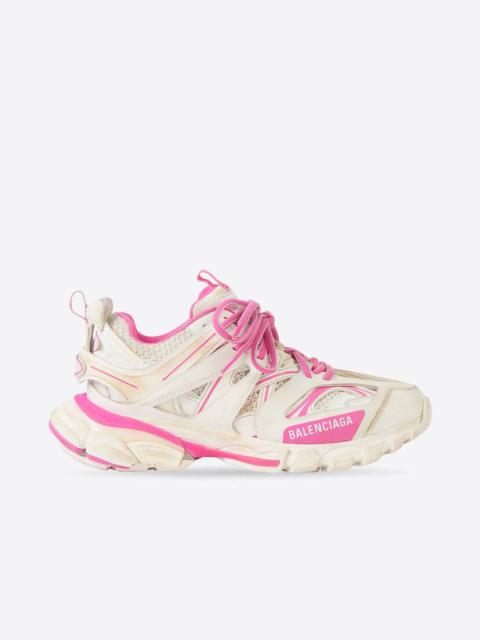 Women's Track Sneaker Worn Out in Purple/white