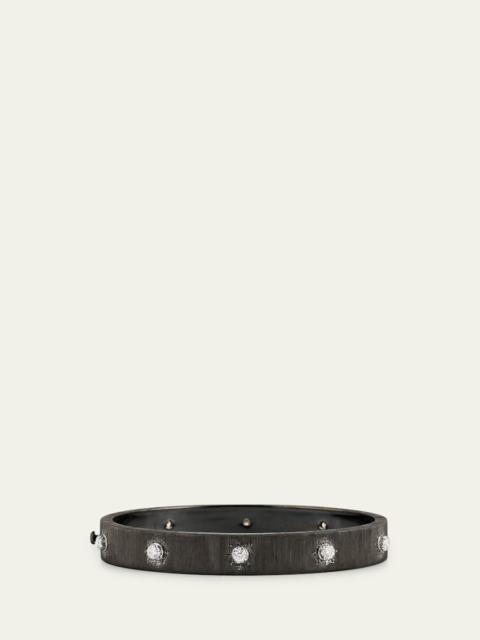 Macri Classica Bangle, Black Gold, 8mm
