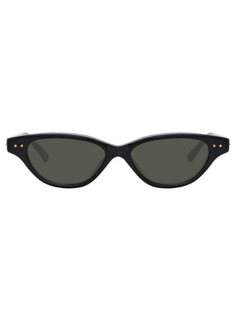 LINDA FARROW ALESSANDRA C1 CAT EYE SUNGLASSES
