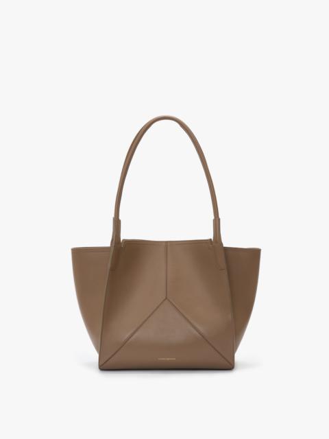 Victoria Tote Bag In Dove Grey Leather