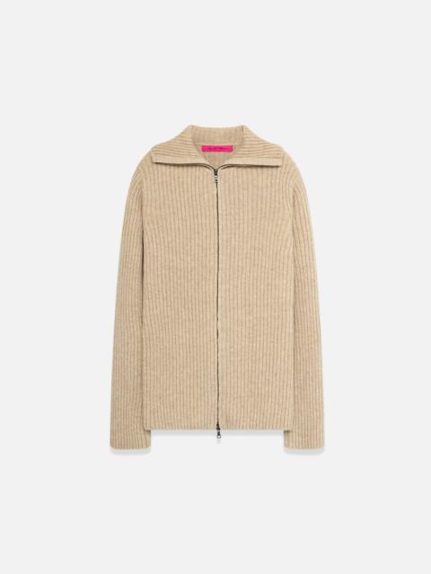 MARTHA RIB FULL ZIP CARDIGAN