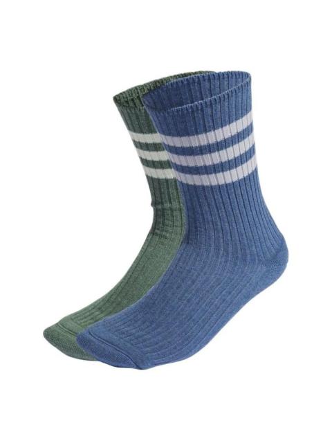 adidas 3Stripes Lounge Crew Socks 2 Pairs HN9492