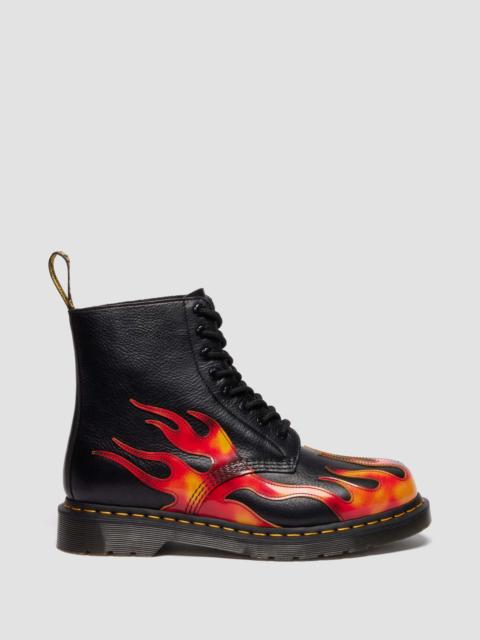 1460 PASCAL FLAME Arcadia Rub Off Leather Boots