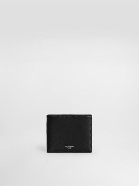 Calfskin bifold wallet