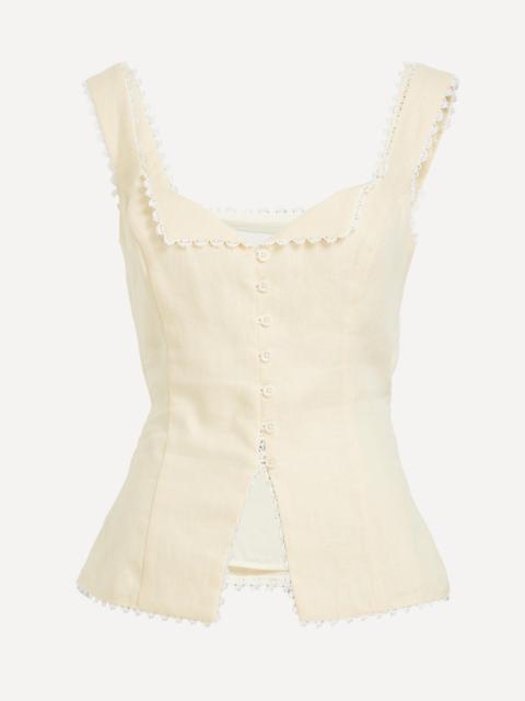 Viola Linen Top