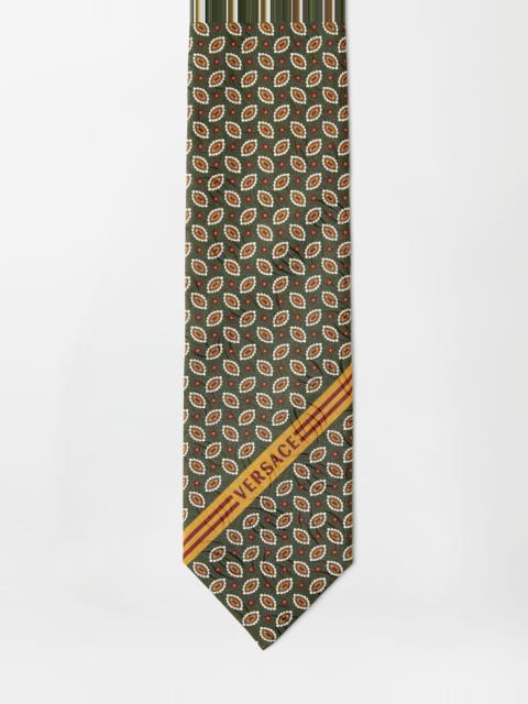 Printed Jacquard Silk Tie