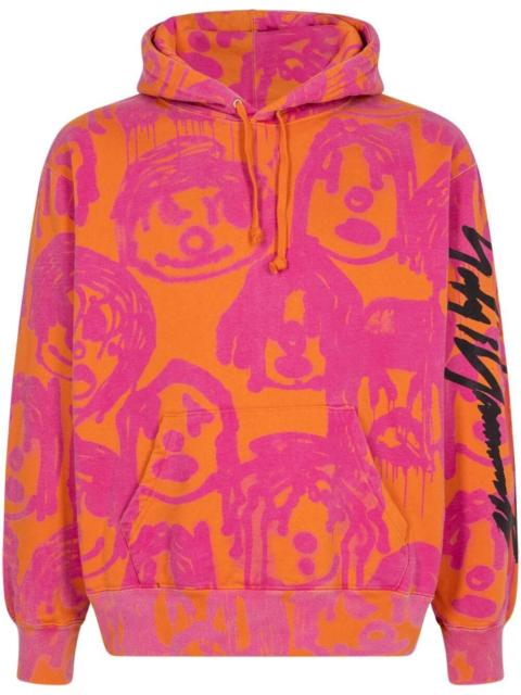 x Yohji Yamamoto graphic-print hoodie