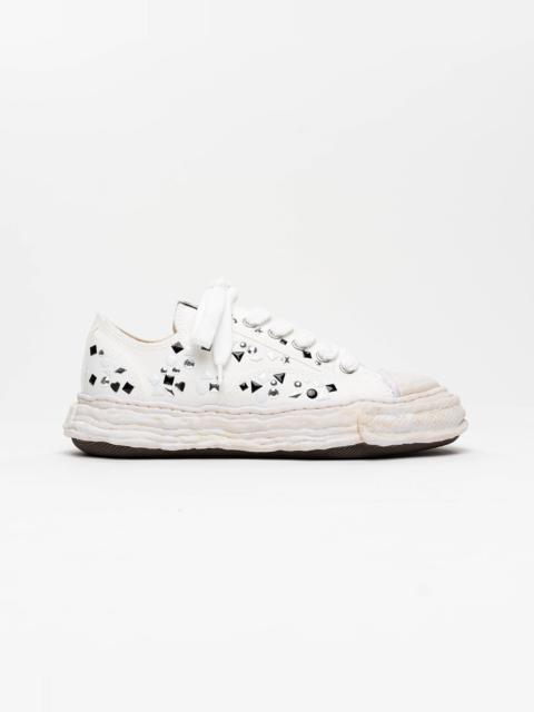 "PETERSON23" OG Sole Vintage Leather Effect Low-top Sneaker