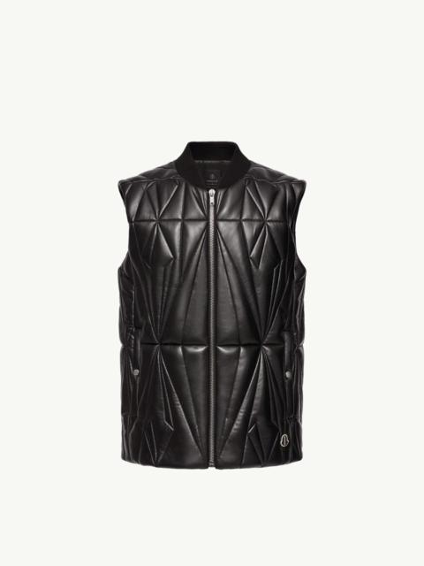 Moncler + Rick Owens Geocamo Flight Nappa Leather Vest