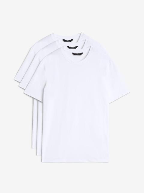 3 Pack Luxe Performance Tees in White