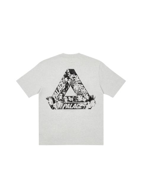 TRI-HEADS T-SHIRT GREY MARL