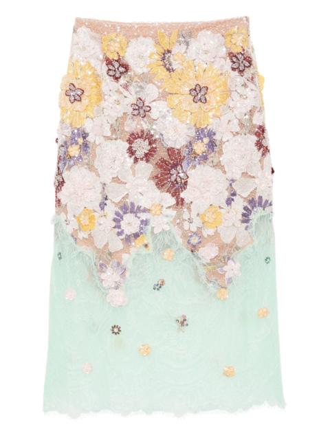 embroidered lace top