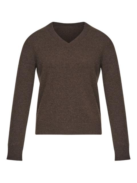 V-neck wool sweater