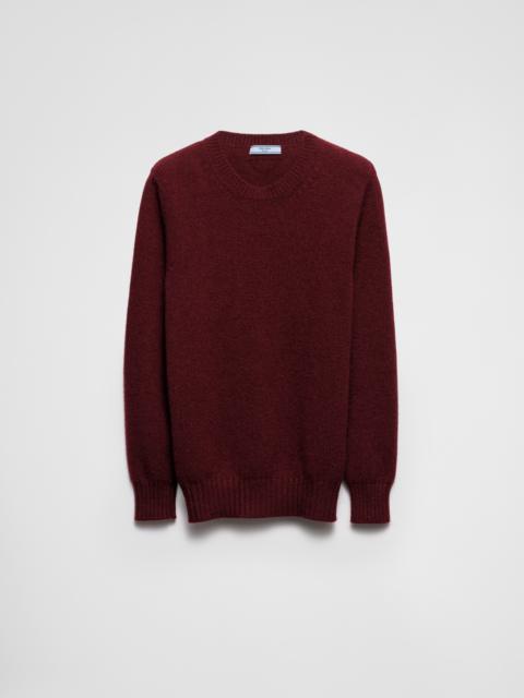 Wool and cashmere crew-neck sweater