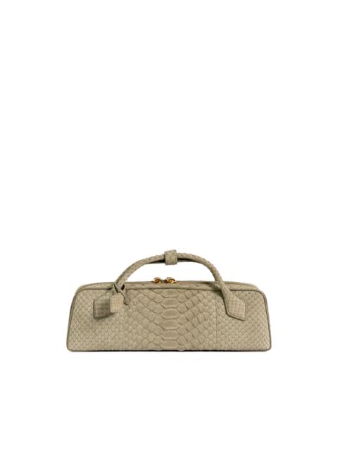 Le Teckel snakeskin-effect tote bag