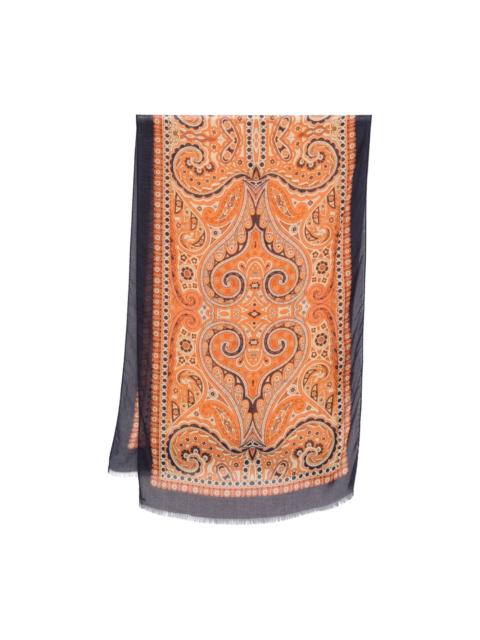 paisley-pattern scarf