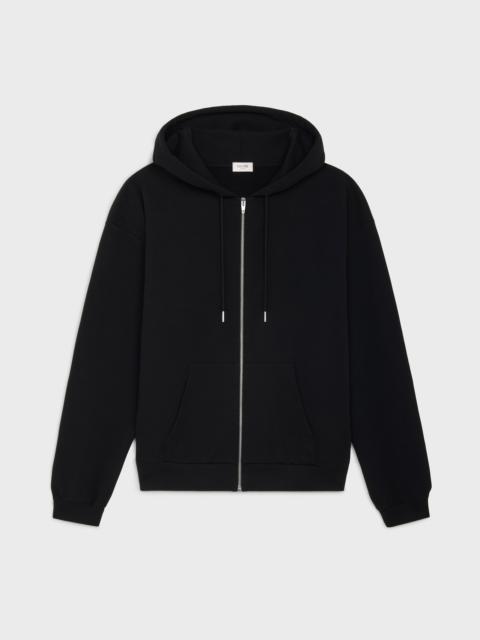 celine loose hoodie in COTTON FLEECE