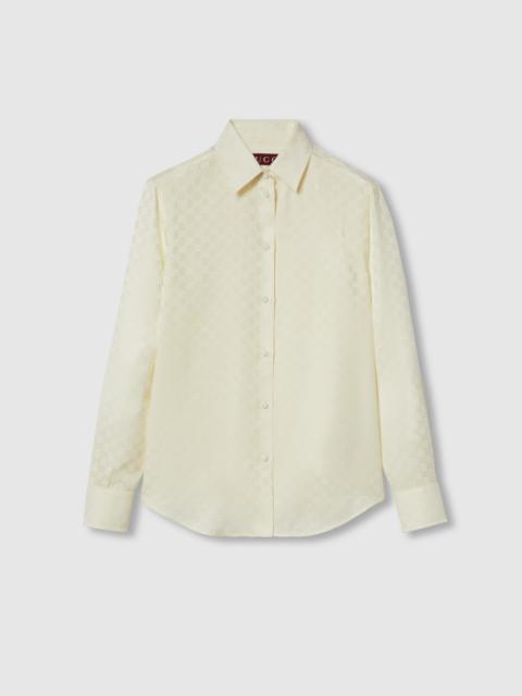 GG crêpe silk shirt