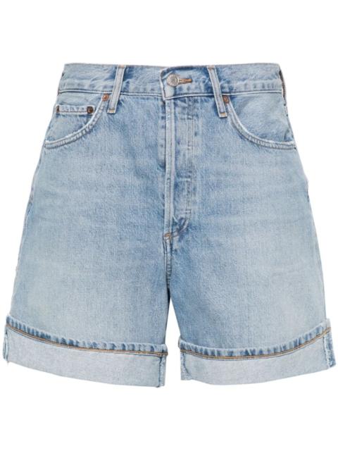 Dame high-waisted denim shorts