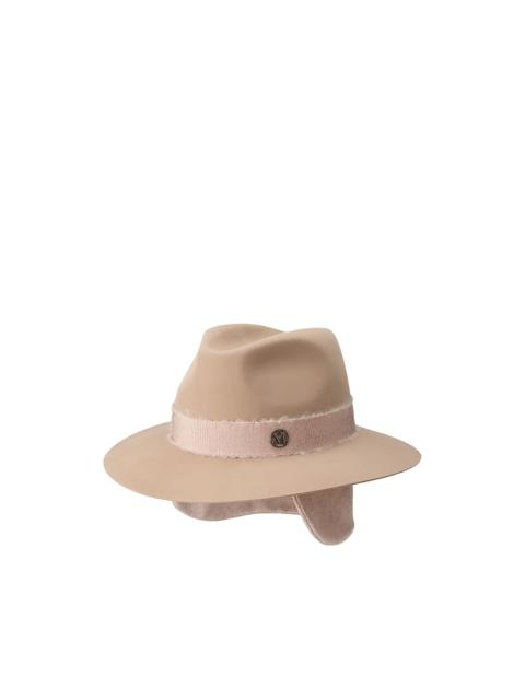 Henrietta ribbon-trim hat