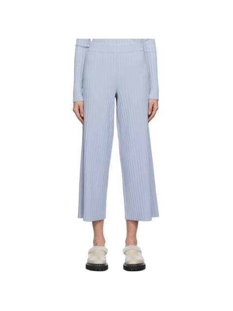 Blue Proenza Schouler White Label Lightweight Rib Knit Lounge Pants