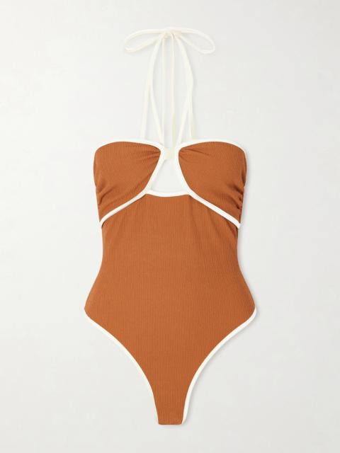 Sea Salt Cutout Swimsuit
