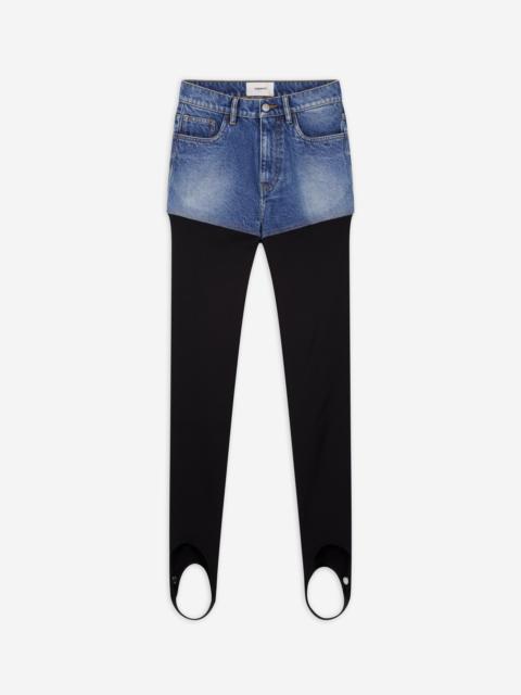 Hybrid Rib Denim Pants