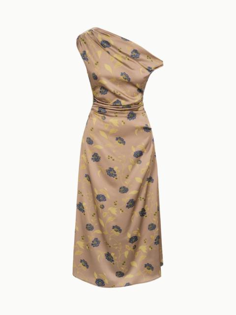 STAUD PHARE SILK DRESS VINTAGE FLORAL