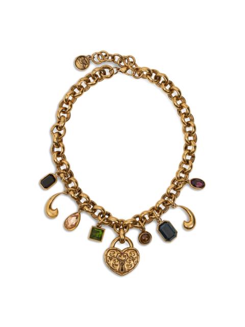 heart-lock chain necklace