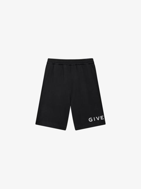 GIVENCHY ARCHETYPE BERMUDA SHORTS IN FLEECE