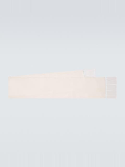 Silk gabardine scarf