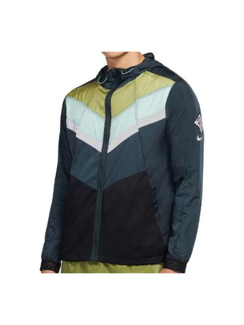 Nike Nike Windrunner Wild Run Running Jacket Green CU5739-364 | REVERSIBLE