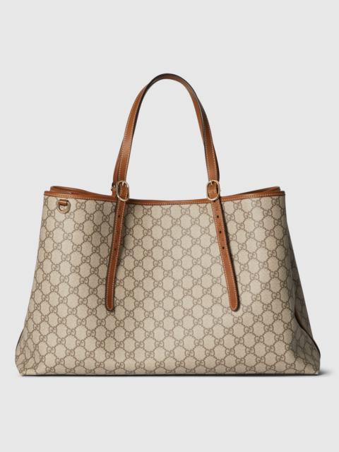 GG Emblem large tote bag