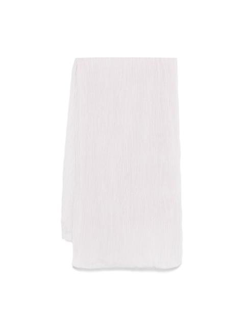plissé scarf