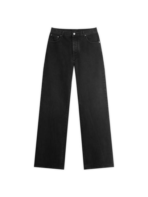 Off-White Diagonal Outline Relaxed Jeans