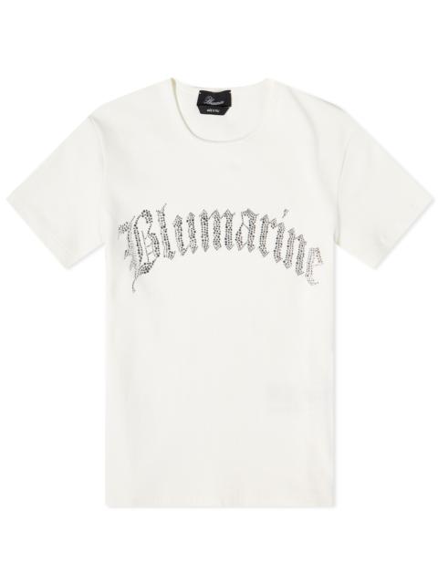 Blumarine Crystal Logo T-Shirt