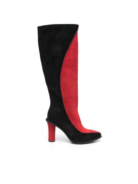 x Tschabalala Fatale two-tone boots