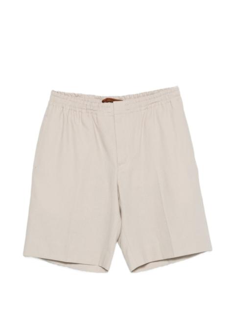 elasticated-waits shorts