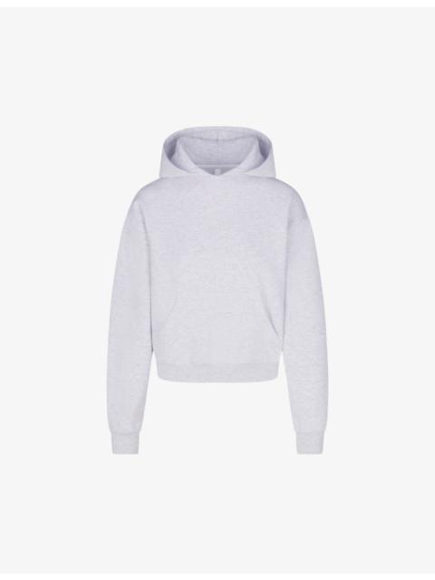 Relaxed-fit cotton-blend hoody