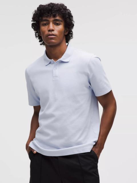 Cotton Pique Short-Sleeve Polo Shirt