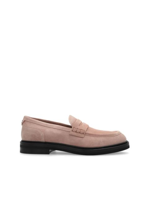 suede loafers