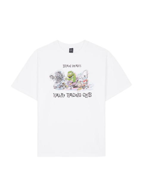 Brain Dead x Godzilla Kaiju Racing Team T-shirt - White